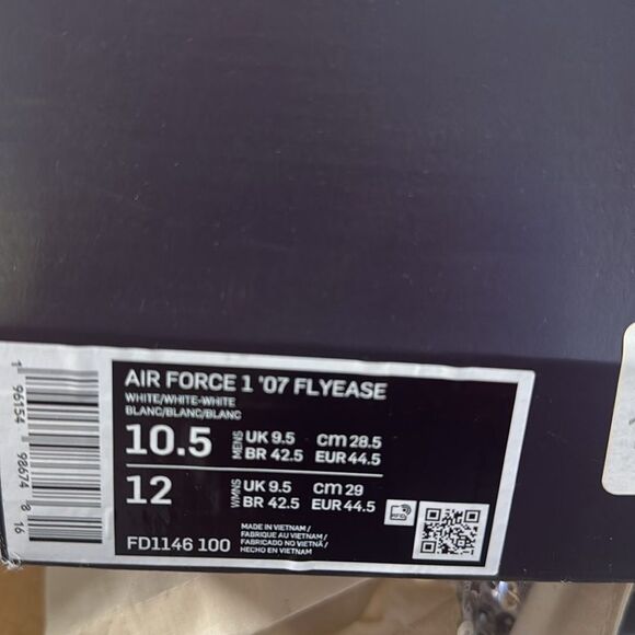 Nike Air‎ Force 1 ‘07 Craft White/White NWT in box multiple sizes - Picture 16 of 16